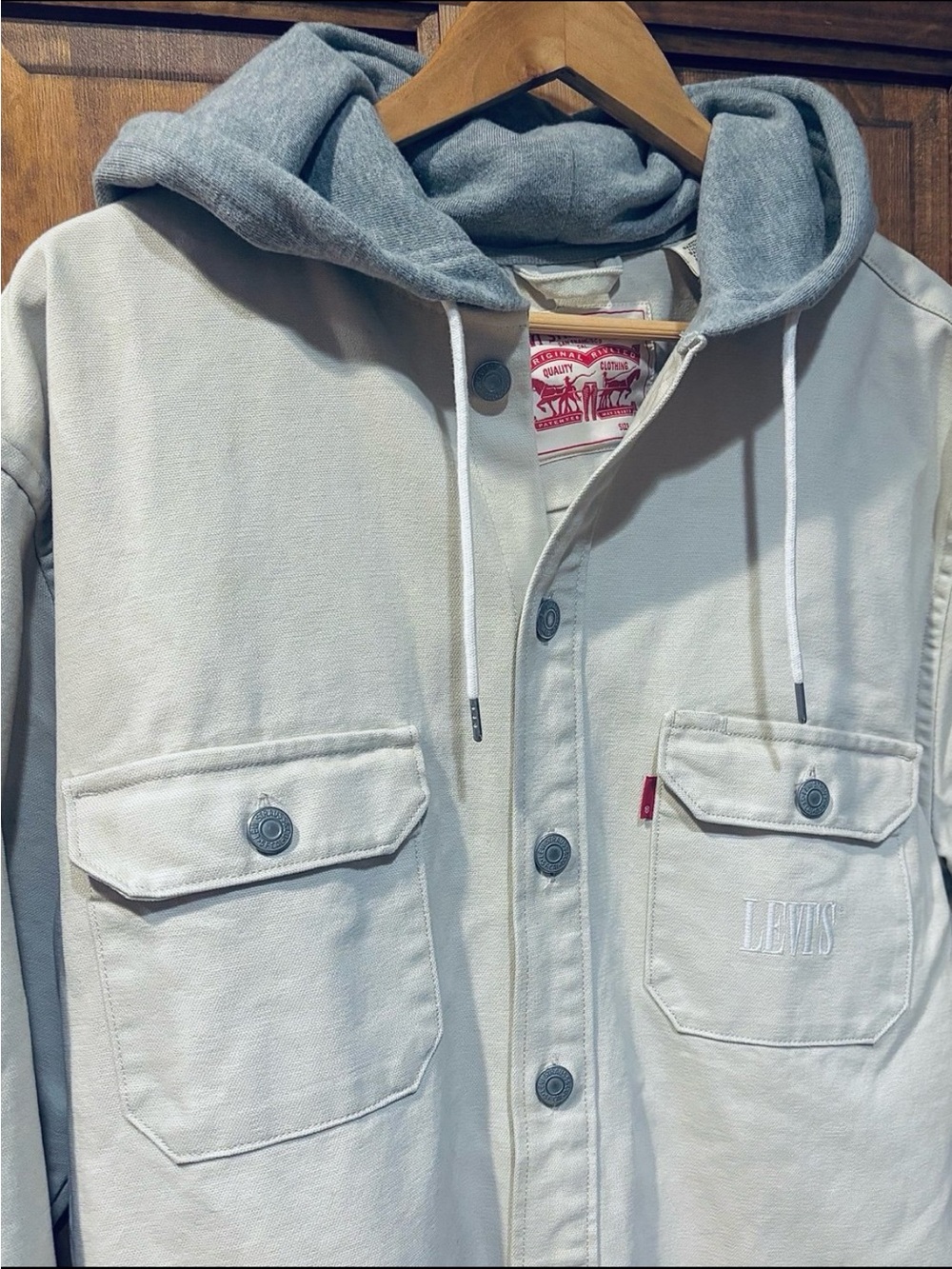 LEVI’S JACKSON Hooded Overshirt - Picture 2 of 11